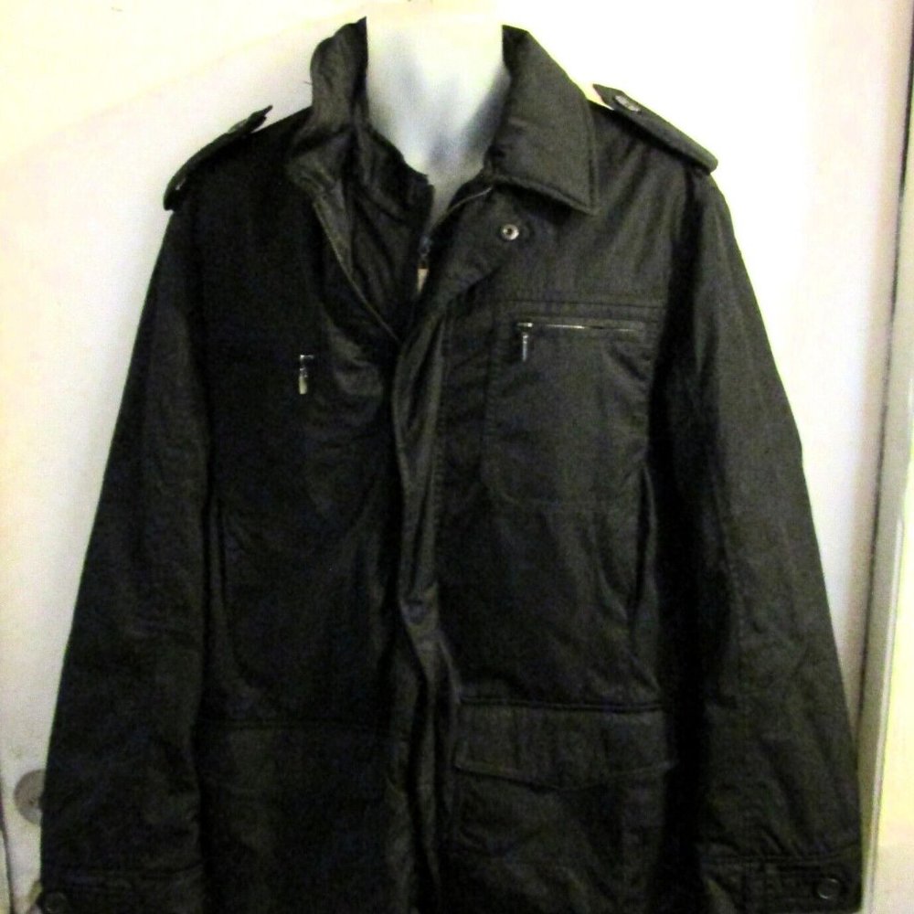 Women's LLoyds Black Nylon Lined Winter Jacket Size 6